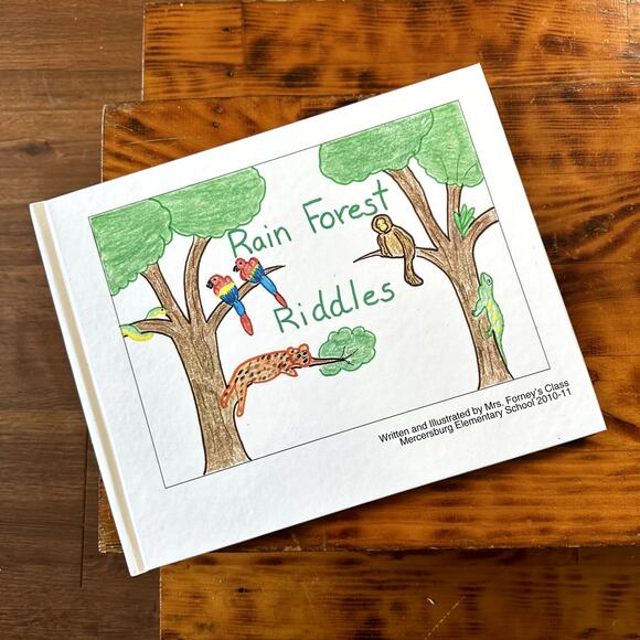 Rain Forest Riddles Hardcover Book - Picture 1 of 10